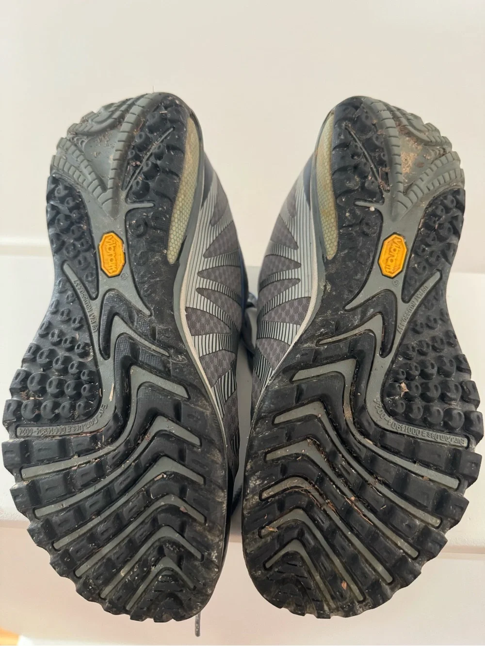 Merrell Women's Gray and Blue Trail Athletic Shoes
